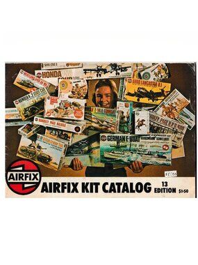 Vintage 1976 Toy Catalog Airfix Kit Catalog Edition 13 Plastic Models Space +